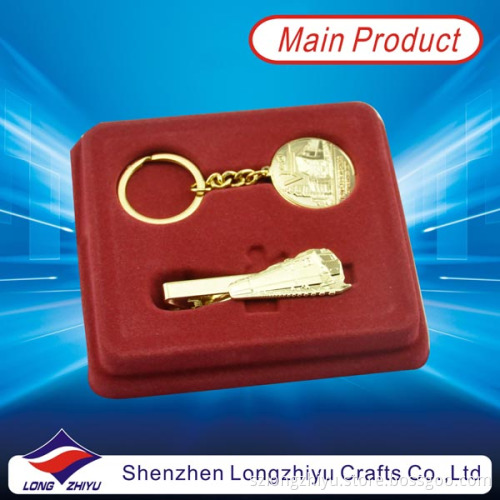 Russia Custom Tie Clip Funny Tie Clip Tie Pin with Keychain/Metal Keyring (lzy0001612)